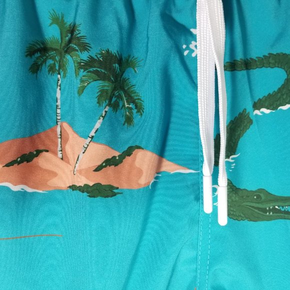 DUVIN BEACH CLUB DRAWSTRING LINED BOARD SHORTS Ski Babes Swim Shorts MEDIUM -NWT - Picture 3 of 6